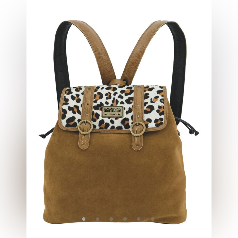 SAS leather backpack